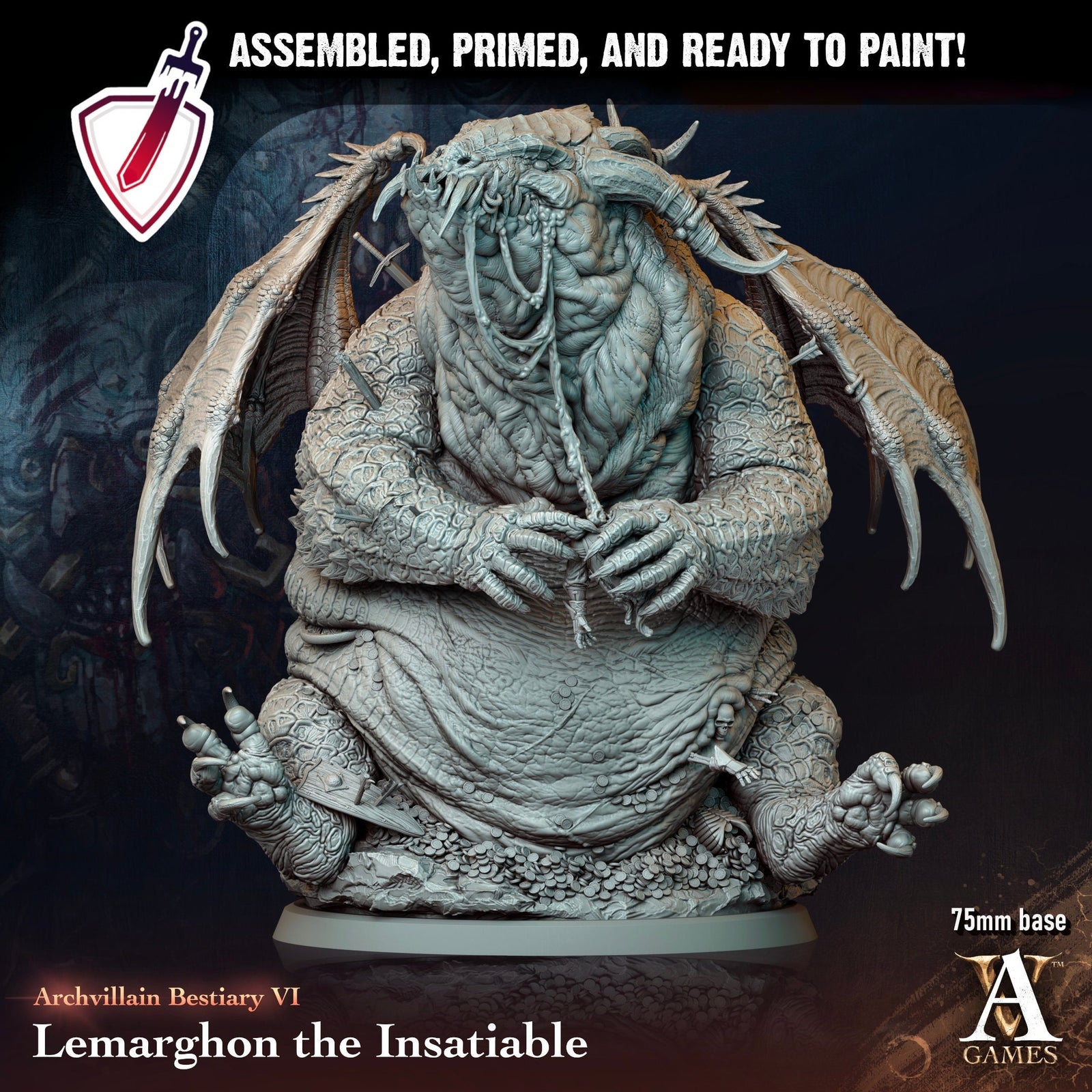 Lemarghon the Insatiable (Massive) - Brush and Battle