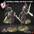 Mind Scourgers | Miniatures by Crippled God Foundry | Resin Mini for Tabletop Gaming, D&D, Pathfinder, and Painting | Assembled and Primed - Brush and Battle