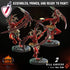 Hell Carvers | Miniatures by Crippled God Foundry | Resin Mini for Tabletop Gaming, D&D, Pathfinder, and Painting | Assembled and Primed - Brush and Battle