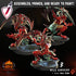 Hell Carvers | Miniatures by Crippled God Foundry | Resin Mini for Tabletop Gaming, D&D, Pathfinder, and Painting | Assembled and Primed - Brush and Battle