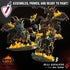 Hell Cavaliers | Miniatures by Crippled God Foundry | Resin Mini for Tabletop Gaming, D&D, Pathfinder, and Painting | Assembled and Primed - Brush and Battle