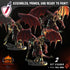 Pit Fiends | Miniatures by Crippled God Foundry | Resin Mini for Tabletop Gaming, D&D, Pathfinder, and Painting | Assembled and Primed - Brush and Battle
