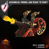 Hell Cannon | (Large) Miniature by Crippled God Foundry | For Tabletop Gaming, D&D, Pathfinder, Painting | Assembled + Primed - Brush and Battle