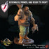 Brutor the Angry | (Large) Miniature by Crippled God Foundry | Resin Mini For Tabletop Games, D&D, Pathfinder, Painting | Assembled + Primed - Brush and Battle