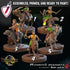 Mounted Halfling Peasants | Miniature by Crippled God Foundry | For Tabletop Gaming, D&D, Pathfinder, and Painting | Assembled and Primed - Brush and Battle