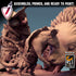Hedgehog and Mouse Family | (Large) Miniature by Lord of the Print | For Tabletop Gaming, D&D, Pathfinder, Painting | Assembled and Primed - Brush and Battle