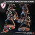 Hobgoblin Iron Shadows | Miniature by Crippled God Foundry | Resin Mini For Tabletop Gaming, D&D, Pathfinder, Painting | Assembled + Primed - Brush and Battle