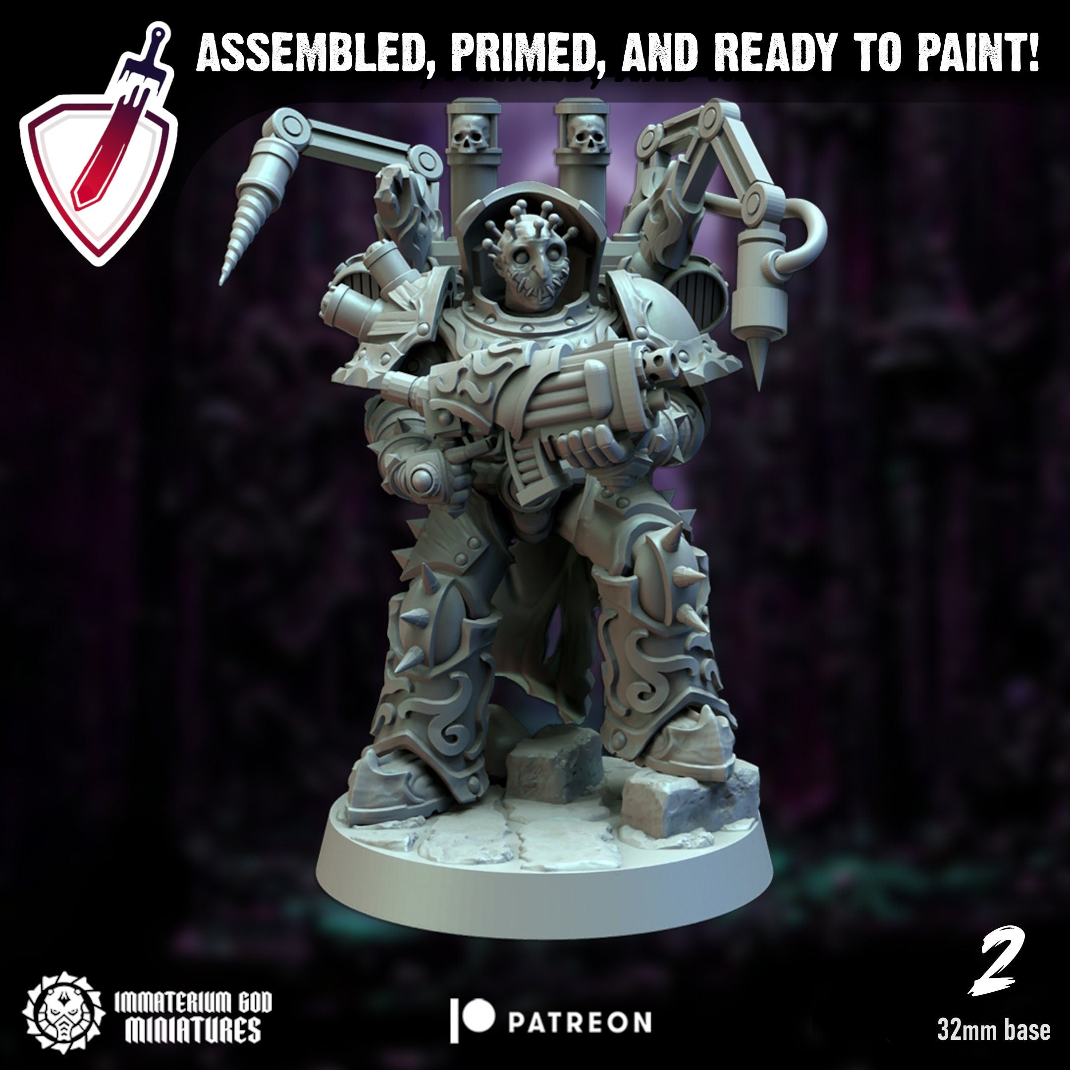 Surgeon Ravagers | Miniatures by Immaterium God | Resin Mini for Tabletop Gaming, D&D, Wargaming, and Painting | Assembled and Primed - Brush and Battle
