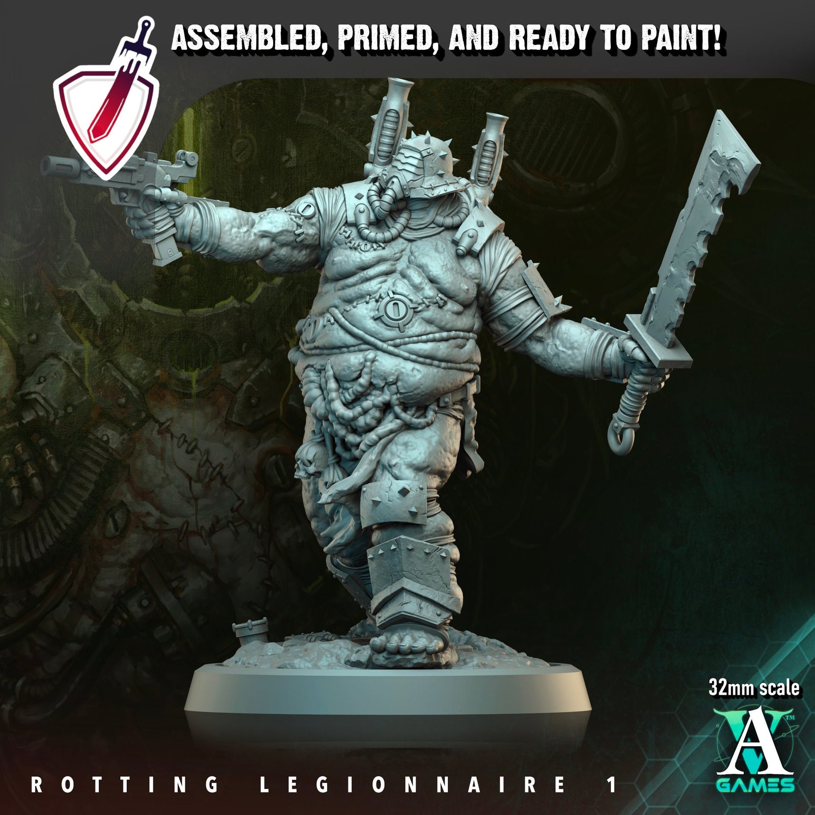 Rotting Legionnaire by Archvillain Games - Brush and Battle
