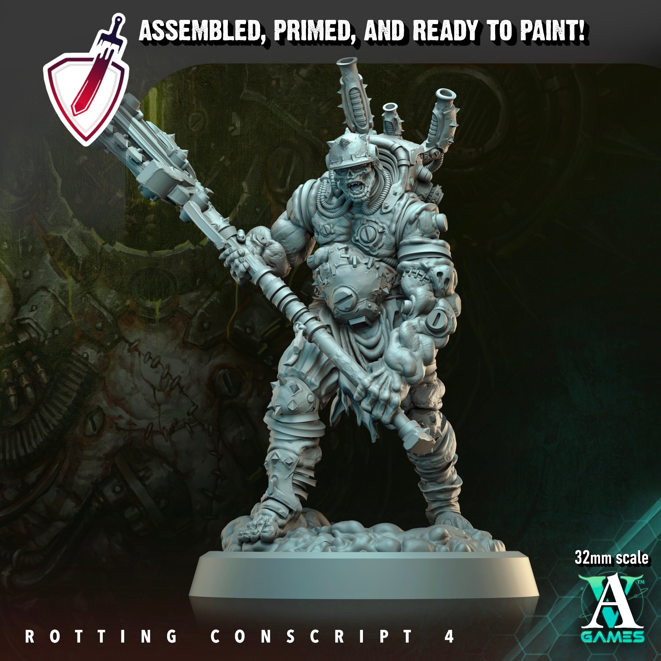Rotting Conscript by Archvillain Games - Brush and Battle
