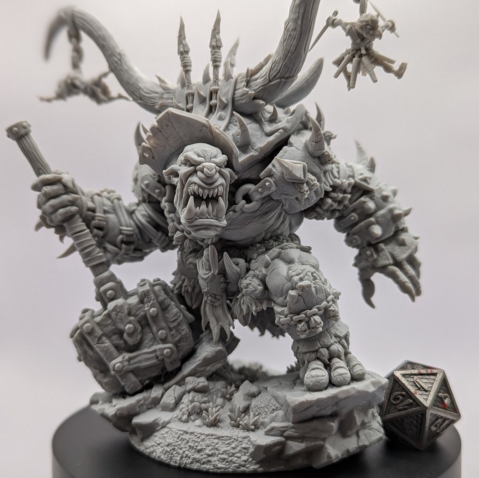 Ard One Stompas | (Large) Miniatures by Archvillain Games | Resin Mini for Tabletop Gaming, D&D, Pathfinder, Painting | Assembled and Primed - Brush and Battle