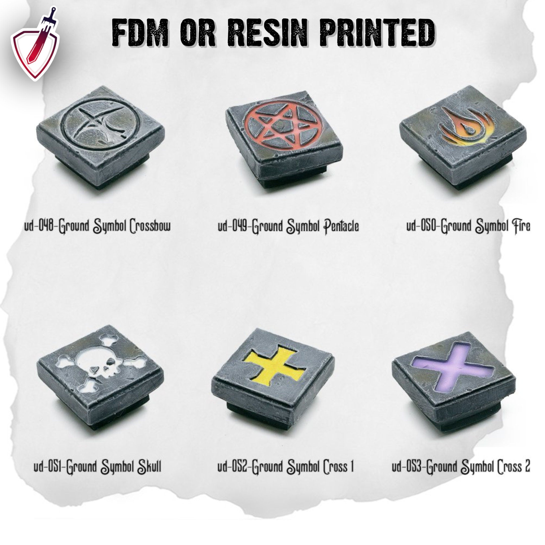 Dungeon Blocks Ultimate Dungeon Expansion Tiles (36-71) | FDM or Resin Print | Great for D&D, Pathfinder, or any Tabletop RPG | Free Grids! - Brush and Battle