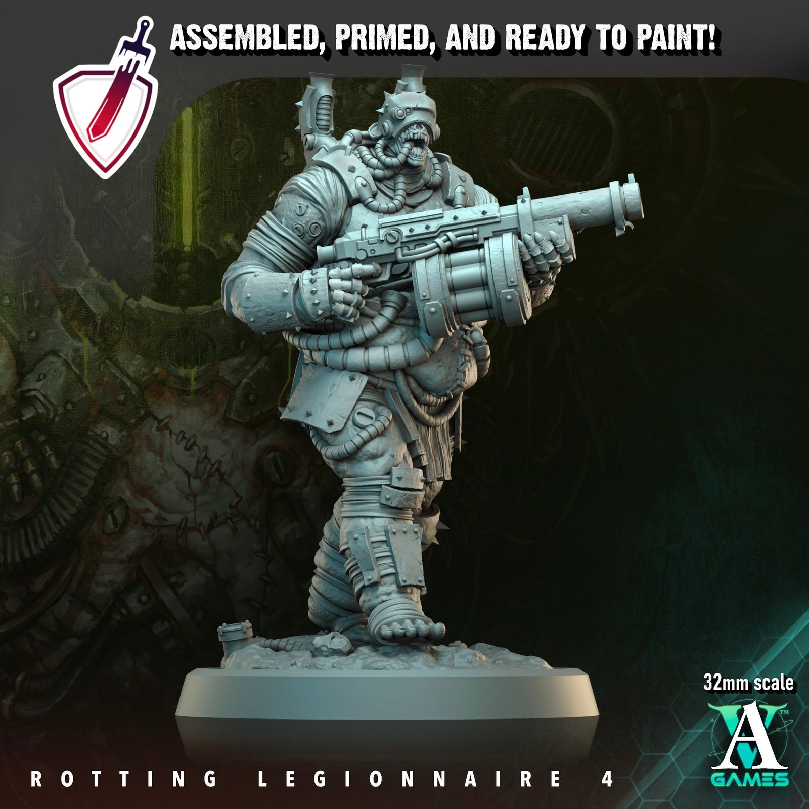 Rotting Legionnaire by Archvillain Games - Brush and Battle