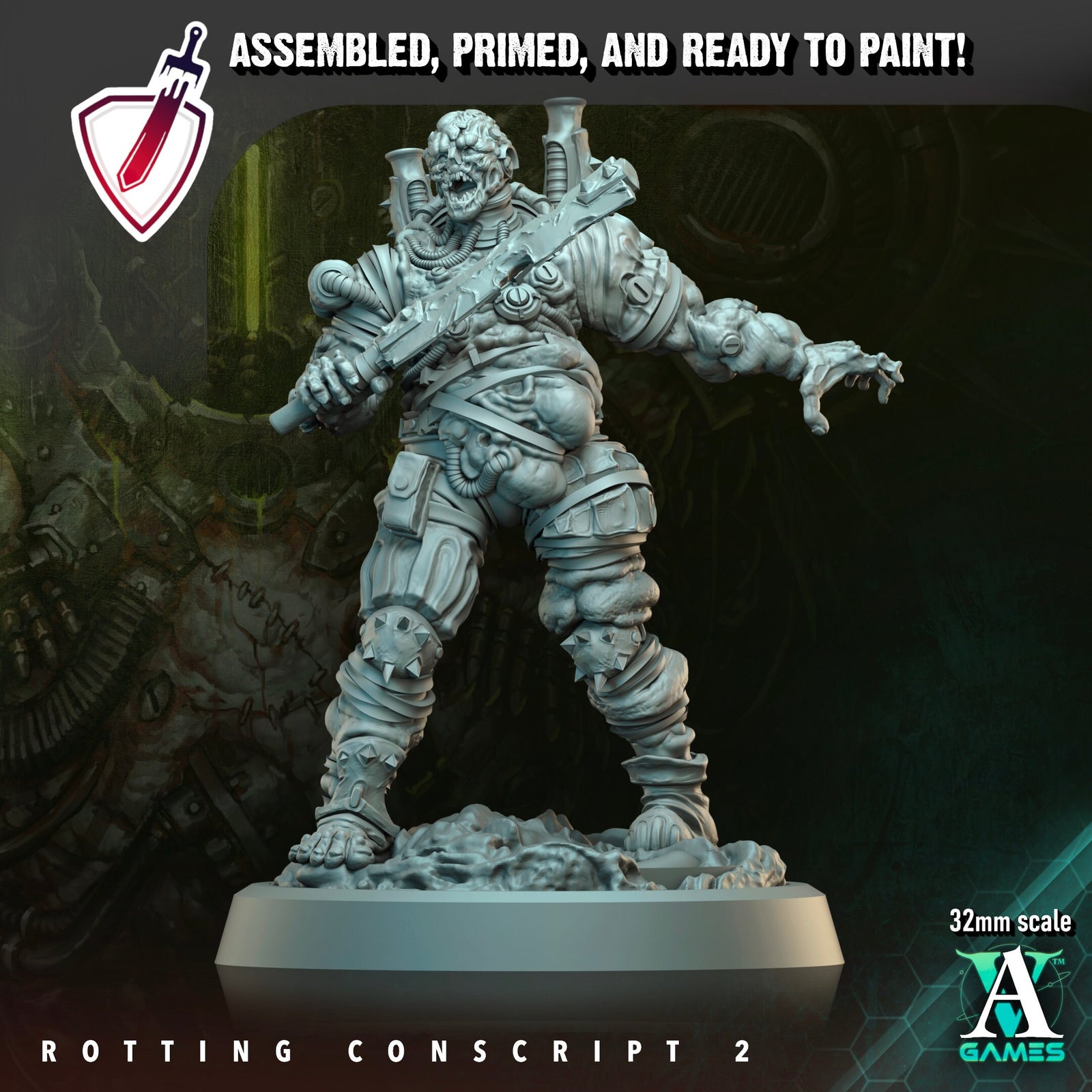 Rotting Conscript by Archvillain Games - Brush and Battle