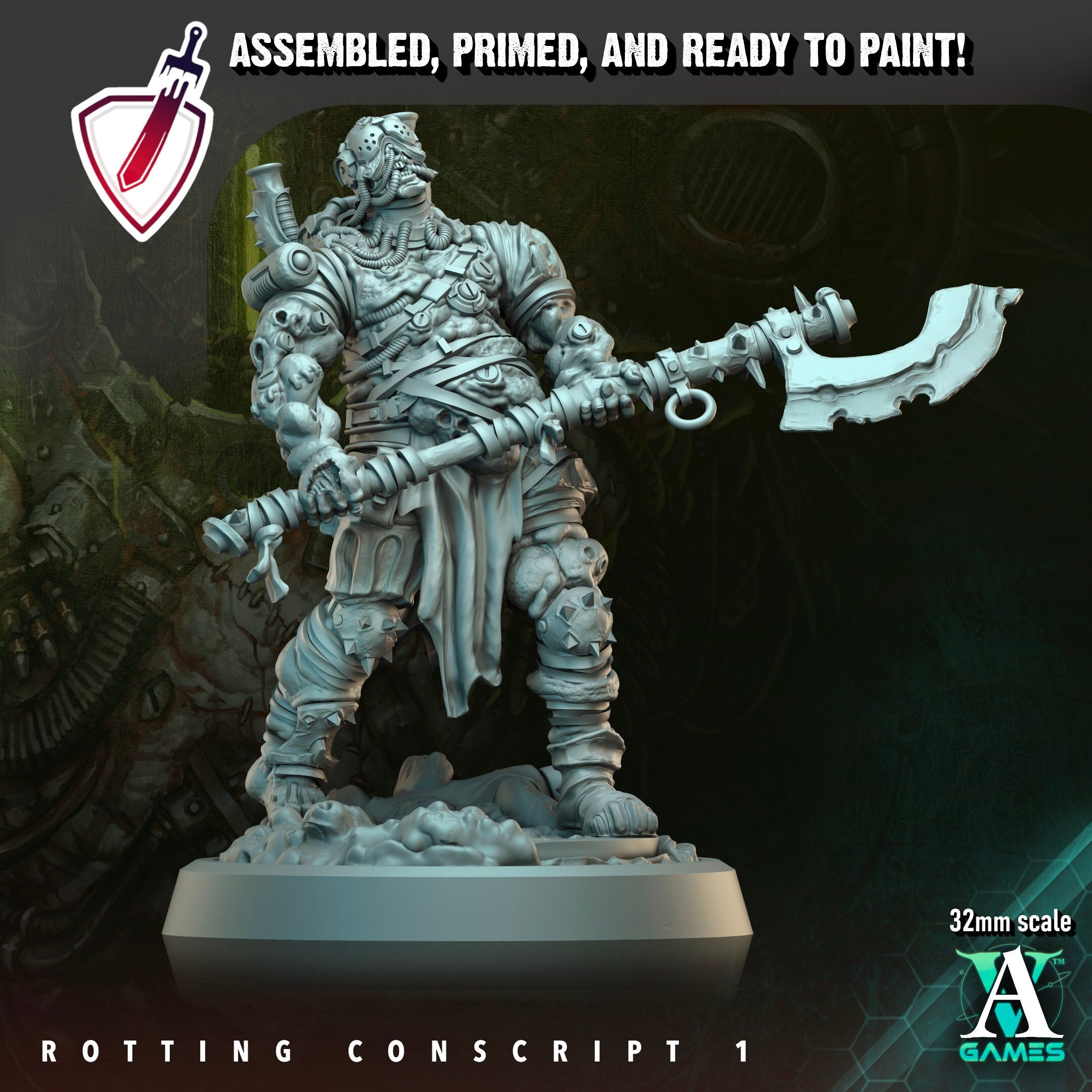 Rotting Conscript by Archvillain Games - Brush and Battle