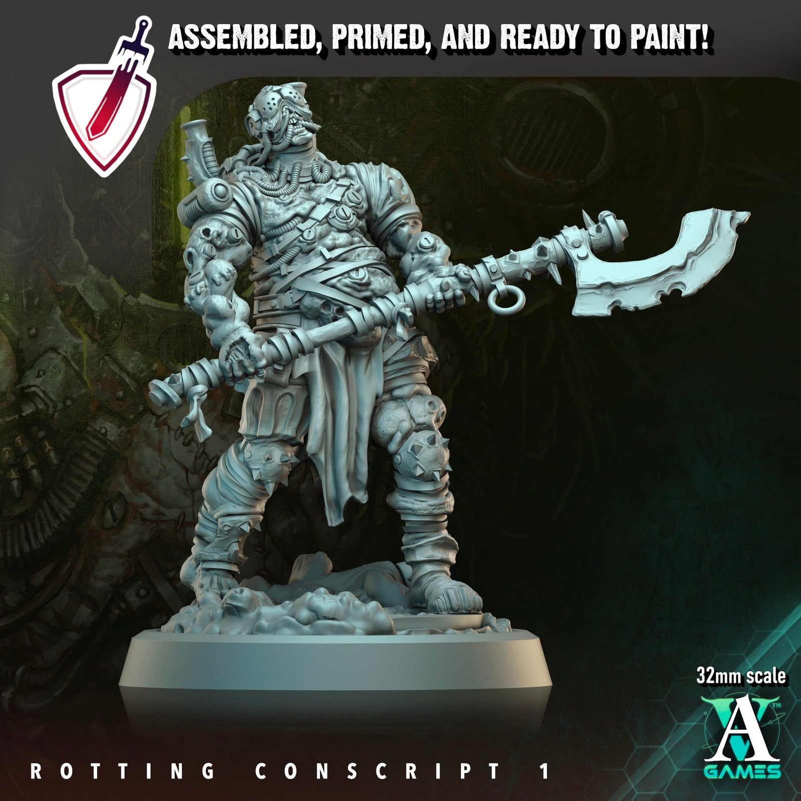 Rotting Conscript by Archvillain Games - Brush and Battle