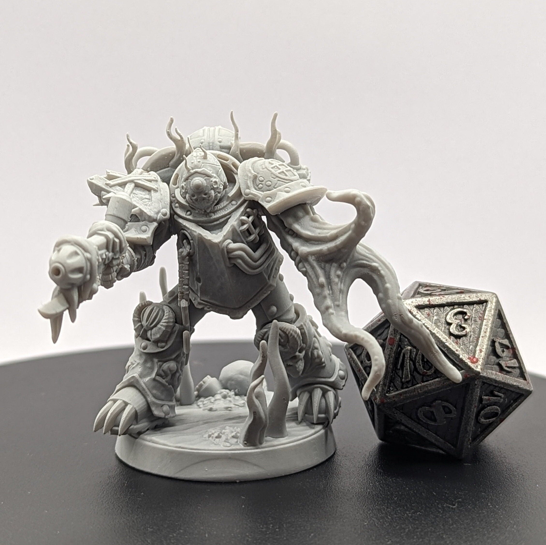 Abyss champions | Miniatures by Immaterium God | Resin Mini for Tabletop Gaming, D&D, Wargaming, and Painting | Assembled and Primed - Brush and Battle