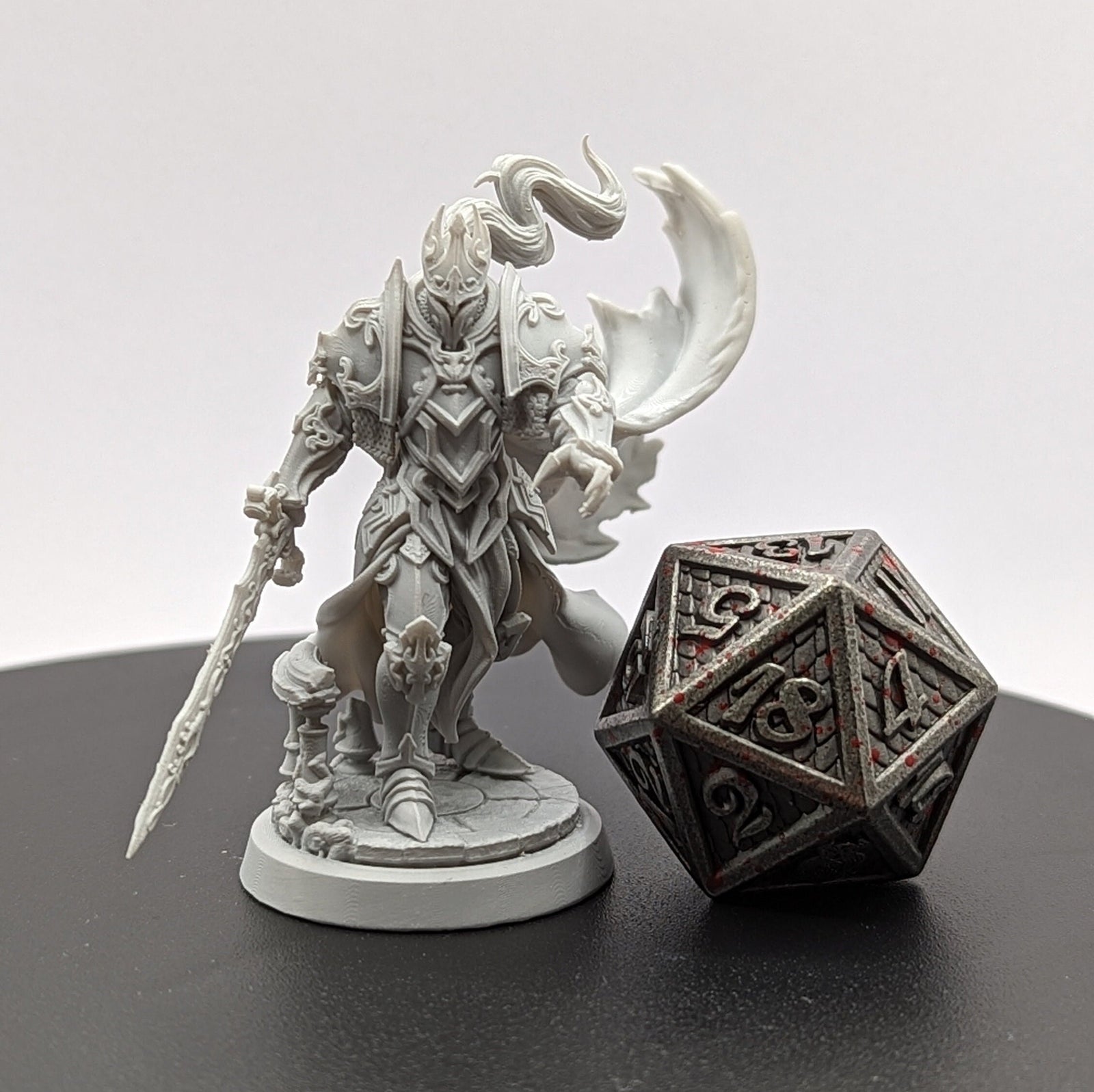 Gawain Steelwind | Miniatures by Archvillain Games | Resin mini for tabletop gaming, D&D, Pathfinder, and painting | Assembled and Primed - Brush and Battle