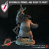 Sinjo, Tempest Cleric | Miniature by Crippled God Foundry | Resin Mini For Tabletop Gaming, D&D, Pathfinder, Painting | Assembled and Primed - Brush and Battle