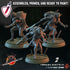 Yamauba Huntresses | Miniatures by Crippled God Foundry | Resin Mini For Tabletop Gaming, D&D, Pathfinder, Painting | Assembled and Primed - Brush and Battle