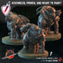 Yokozuna Maulers | Miniature by Crippled God Foundry | For Tabletop Gaming, D&D, Pathfinder, and Painting | Assembled and Primed - Brush and Battle