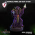Necromancer Drekas | Miniature by Crippled God Foundry | Resin Mini For Tabletop Gaming, D&D, Pathfinder, Painting | Assembled and Primed - Brush and Battle