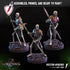 Skeleton Warriors | Miniatures by Crippled God Foundry | Resin Mini for Tabletop Gaming, D&D, Pathfinder, Painting | Assembled and Primed - Brush and Battle