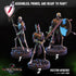 Skeleton Warriors | Miniatures by Crippled God Foundry | Resin Mini for Tabletop Gaming, D&D, Pathfinder, Painting | Assembled and Primed - Brush and Battle