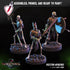Skeleton Warriors | Miniatures by Crippled God Foundry | Resin Mini for Tabletop Gaming, D&D, Pathfinder, Painting | Assembled and Primed - Brush and Battle