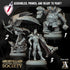 Heroes Vol. XXXII | Miniatures by Archvillain Games | Resin Mini for Tabletop Gaming, D&D, Pathfinder, and Painting | Assembled and Primed - Brush and Battle