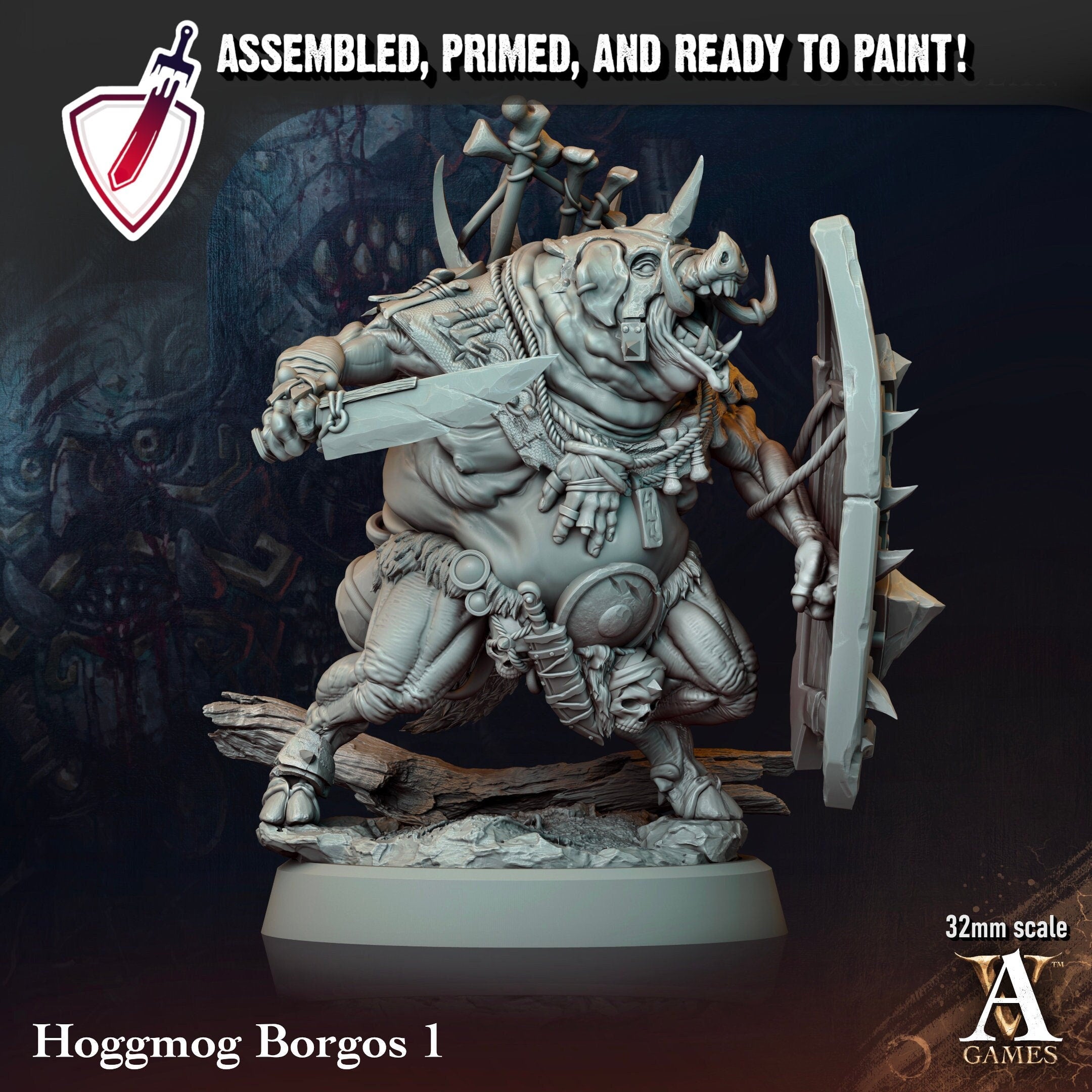 Hoggmog Borgos - Brush and Battle