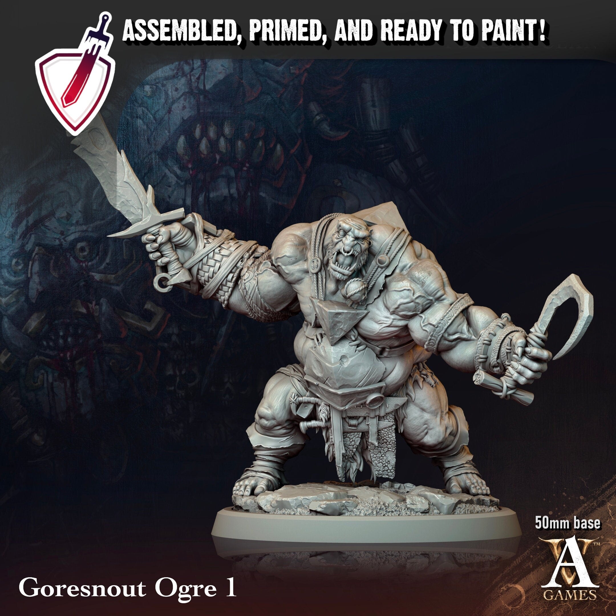 Goresnout Ogres - Brush and Battle