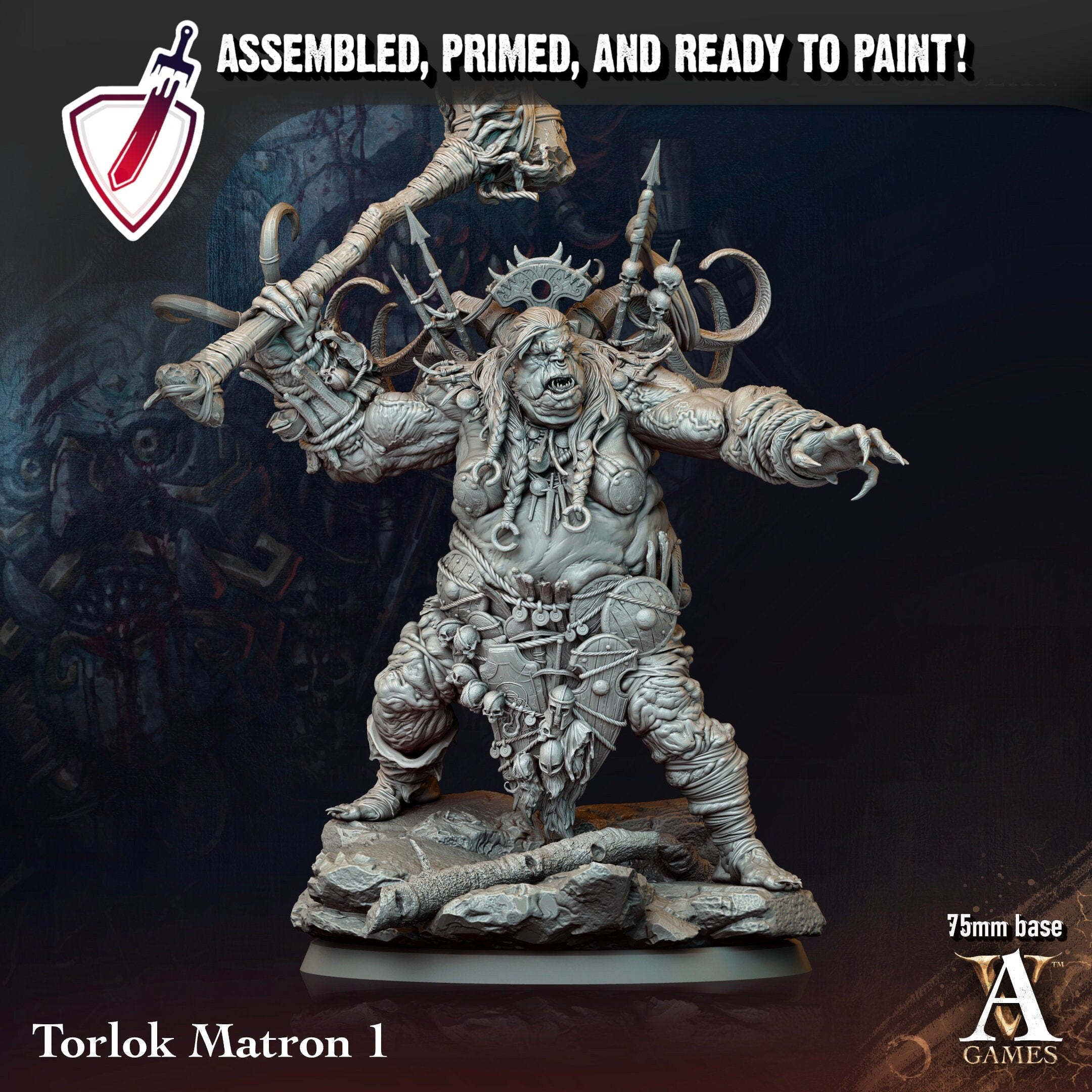 Torlok Matrons (Large) - Brush and Battle