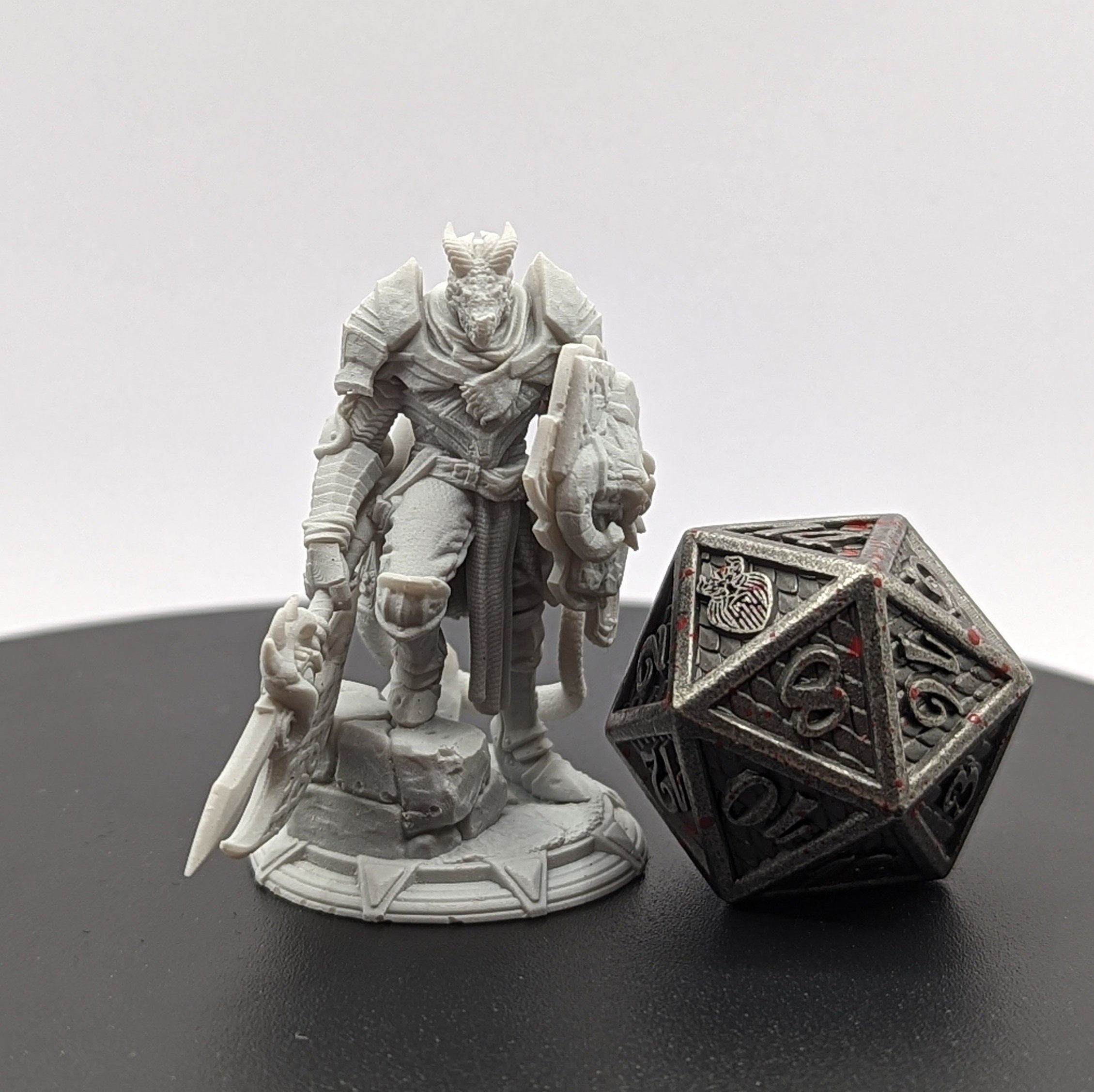 Tharvian | Miniatures by DM Stash | Great for Tabletop Gaming, D&D, Pathfinder, and Painting | Assembled and Primed - Brush and Battle