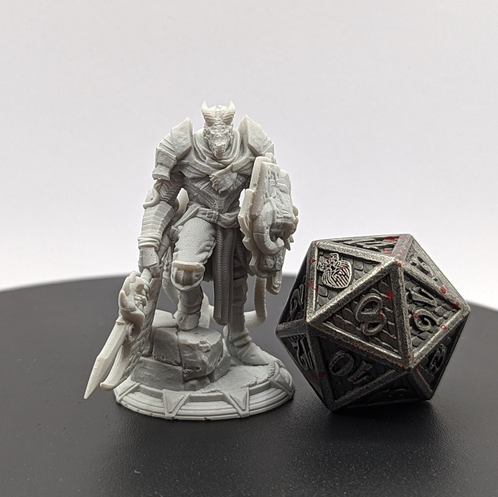 Tharvian | Miniatures by DM Stash | Great for Tabletop Gaming, D&D, Pathfinder, and Painting | Assembled and Primed - Brush and Battle