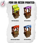 Dungeon Blocks Medieval Town Expansion Tiles (1-43) | FDM or Resin Printed | Great for D&D, Pathfinder, or any Tabletop RPG | Free Grids!