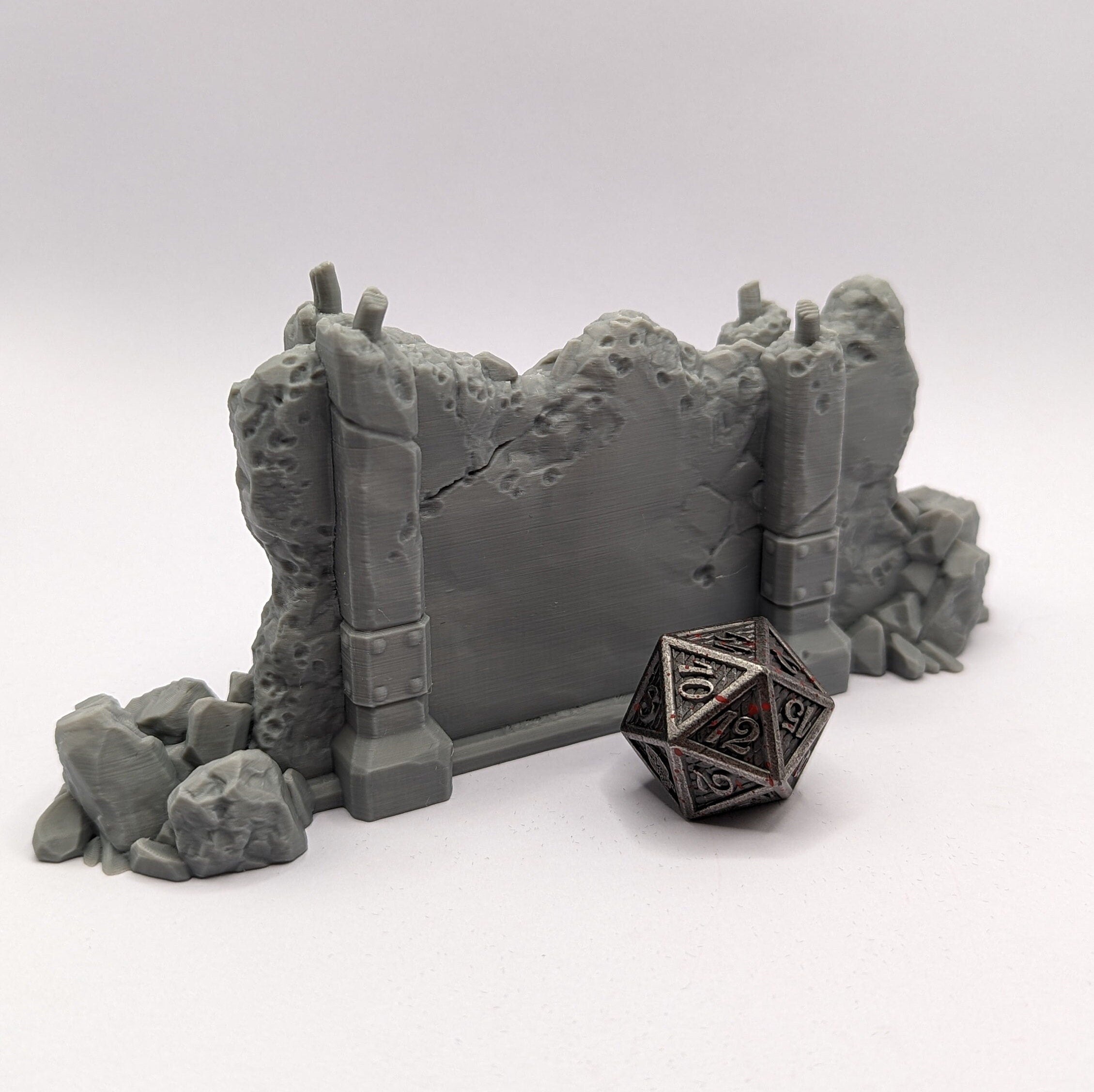 Tabletop Terrain Set | Ruins of the Empire Cover | By Forbidden Prints | Great for Any Tabletop Wargame! - Brush and Battle