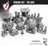 The Hive | Tabletop Scatter Terrain Set | By Forbidden Prints | Alien Bug Planet Themed Bundle Great for Any 28mm or 32mm Tabletop Wargame! - Brush and Battle