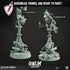 Unicycle Goblins | Miniatures by Cast n Play | Resin Mini For Tabletop Gaming, D&D, Pathfinder, and Painting | Assembled and Primed - Brush and Battle