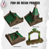 Dungeon Blocks Haunted Graveyard Expansion Tiles(119-149) | FDM or Resin Printed | Great for D&D, Pathfinder, any Tabletop RPG | Free Grids!