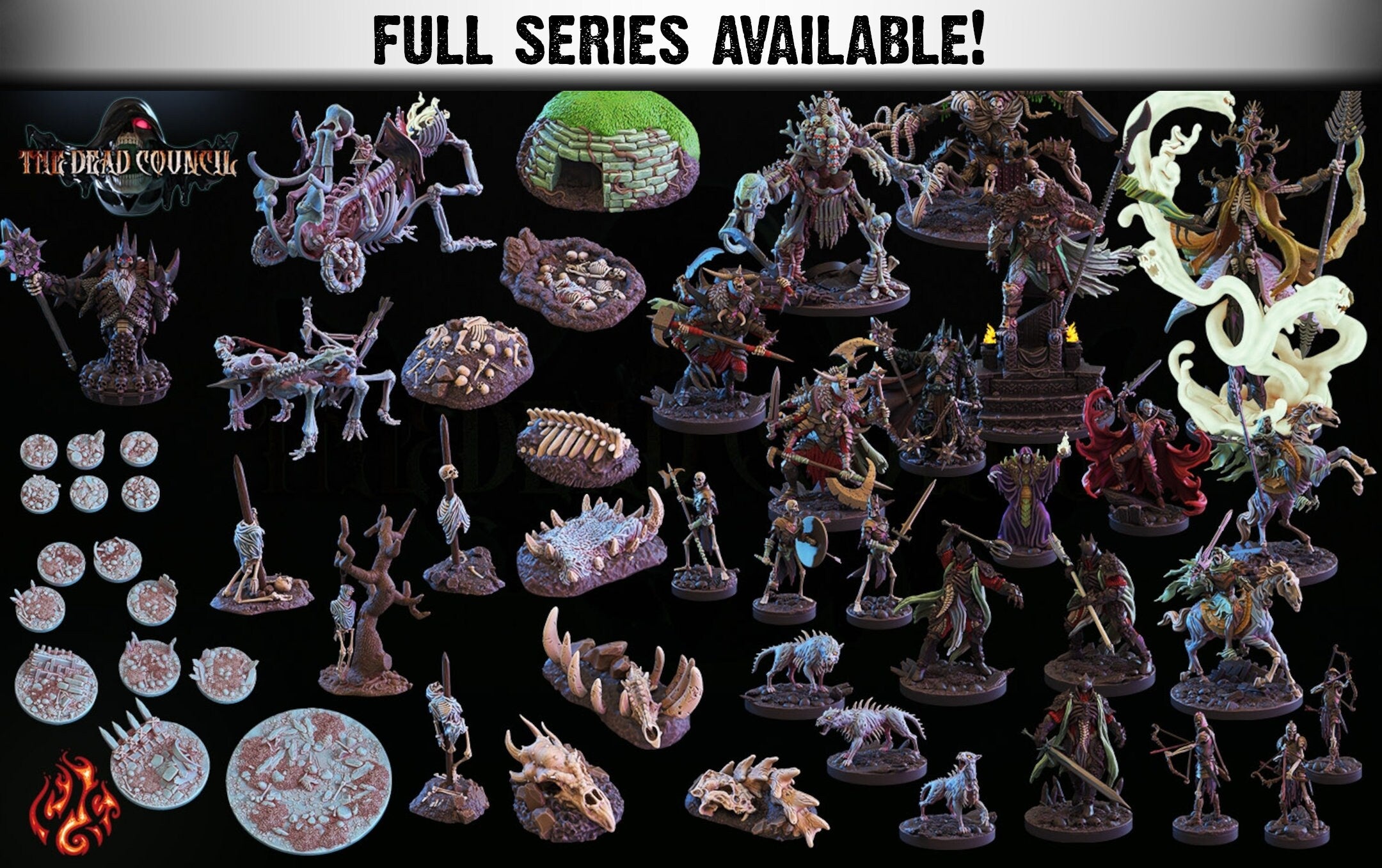Avatar of Death | (Massive) Miniature by Crippled God Foundry | For Tabletop Gaming, D&D, Pathfinder, Painting | Assembled and Primed - Brush and Battle