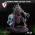 Bone Fiend | Miniature by Crippled God Foundry | Resin Mini For Tabletop Gaming, D&D, Pathfinder, Painting | Assembled and Primed - Brush and Battle