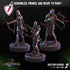 Skeleton Archers | Miniatures by Crippled God Foundry | Resin Mini for Tabletop Gaming, D&D, Pathfinder, and Painting | Assembled and Primed - Brush and Battle