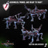 Skeleton War Machines | Miniatures by Crippled God Foundry | Resin Mini for Tabletop Gaming, D&D, Pathfinder, Painting | Assembled + Primed - Brush and Battle