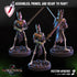 Skeleton Warriors | Miniatures by Crippled God Foundry | Resin Mini for Tabletop Gaming, D&D, Pathfinder, Painting | Assembled and Primed - Brush and Battle