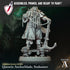 Heroes Vol. XXXIII | Miniatures by Archvillain Games | Resin Mini for Tabletop Gaming, D&D, Pathfinder, and Painting | Assembled and Primed - Brush and Battle