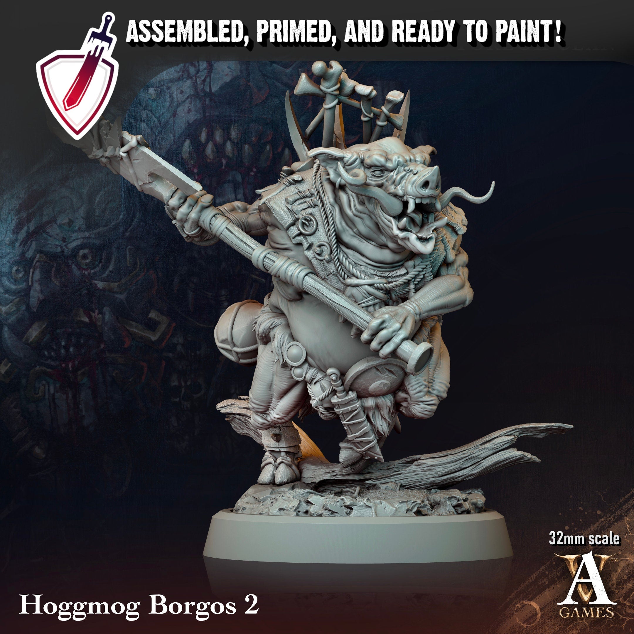 Hoggmog Borgos - Brush and Battle