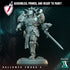Hallowed Swords | Miniatures by Archvillain Games | Resin Mini for Tabletop Gaming, D&D, Wargaming, and Painting | Assembled and Primed - Brush and Battle