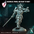 Hallowed Swords | Miniatures by Archvillain Games | Resin Mini for Tabletop Gaming, D&D, Wargaming, and Painting | Assembled and Primed - Brush and Battle
