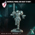 Anointed Swords | Miniatures by Archvillain Games | Resin Mini for Tabletop Gaming, D&D, Wargaming, and Painting | Assembled and Primed - Brush and Battle